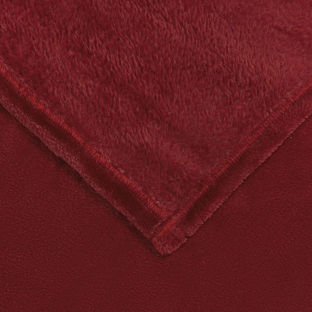 Coperta Rosso Bordeaux 130 x 150 cm Panno