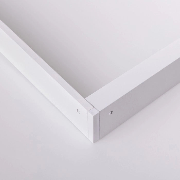 Telaio LED a scatto 60x30 bianco alluminio Ecolight