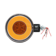 Lampada laterale con LED, 12-24V, rosso-gialla, Breckner Germany, modello FR0332RY.
