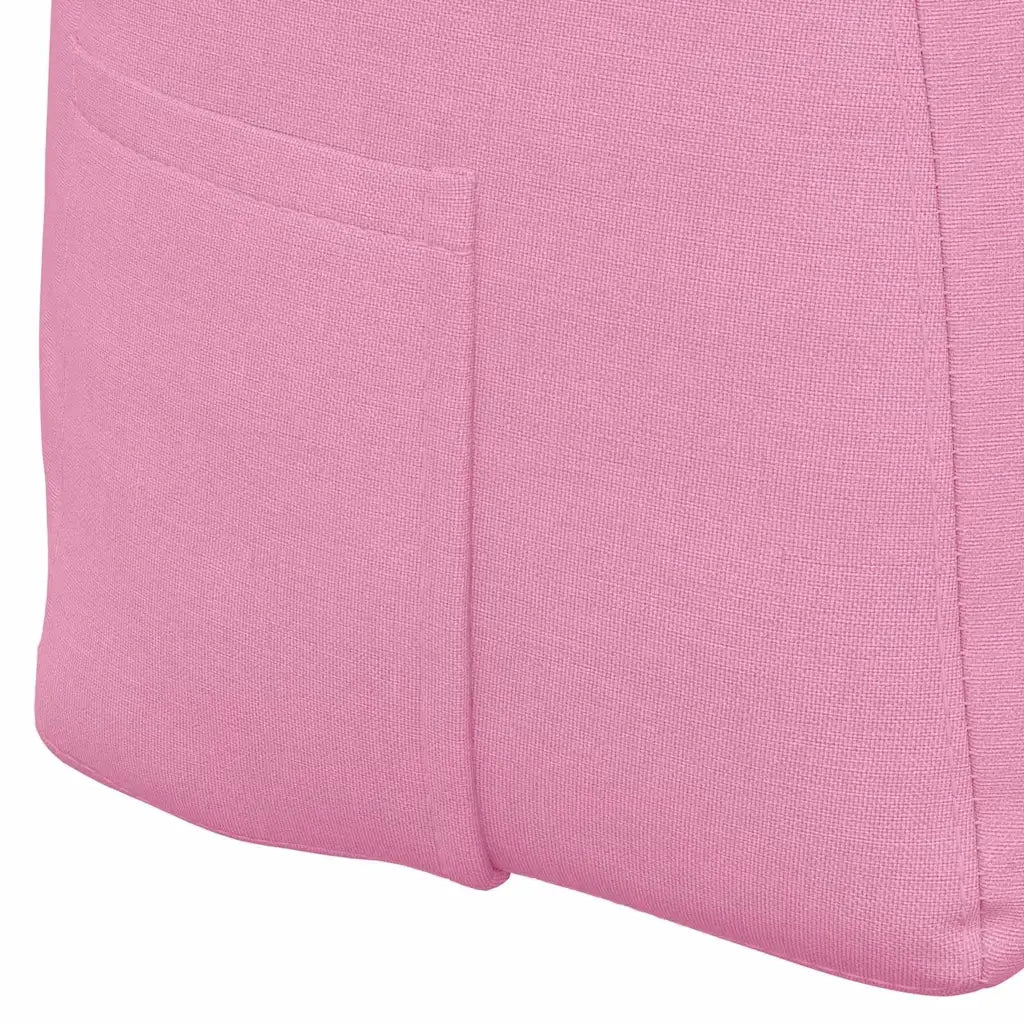 Cuscino per Schiena Rosa 160 x 24 x 50 cm Tessuto 42014543
