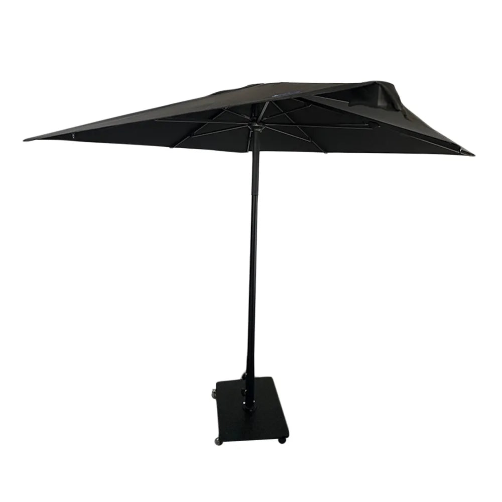 Tempo Style - Ombrellone 3×3 per esterni Parioli Plus – Nero