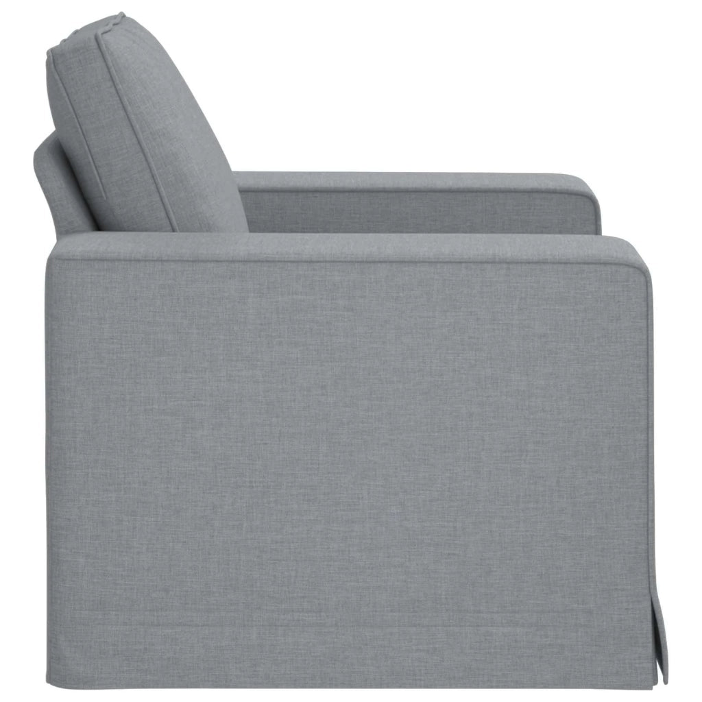 Divano Grigio chiaro 103 x 80 x 82 cm Tessuto 42024376