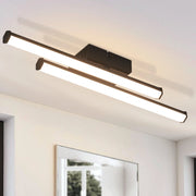 ZMH Lampada da soffitto LED nera moderna 3000K per soggiorno cucina corridoio interni