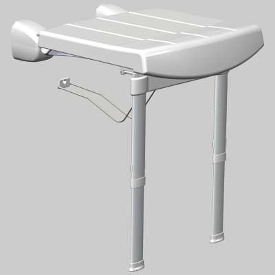 SEDILE RIBALTABILE DA MURO CON GAMBE       MADE IN ITALY