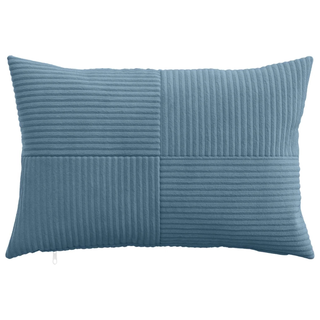 Federa 2 pcs ALMELO Blu 30 x 50 cm corduroy 913967