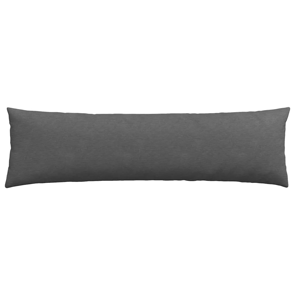 Cuscini da Divano 2 pz-Set di 2 Cuscini per Sofa Grigio scuro 145 x 40 cm 169944