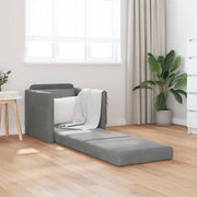 Divano letto-Sofa Letto-Daybed Grigio scuro 74 x 77 x 81 cm Velluto