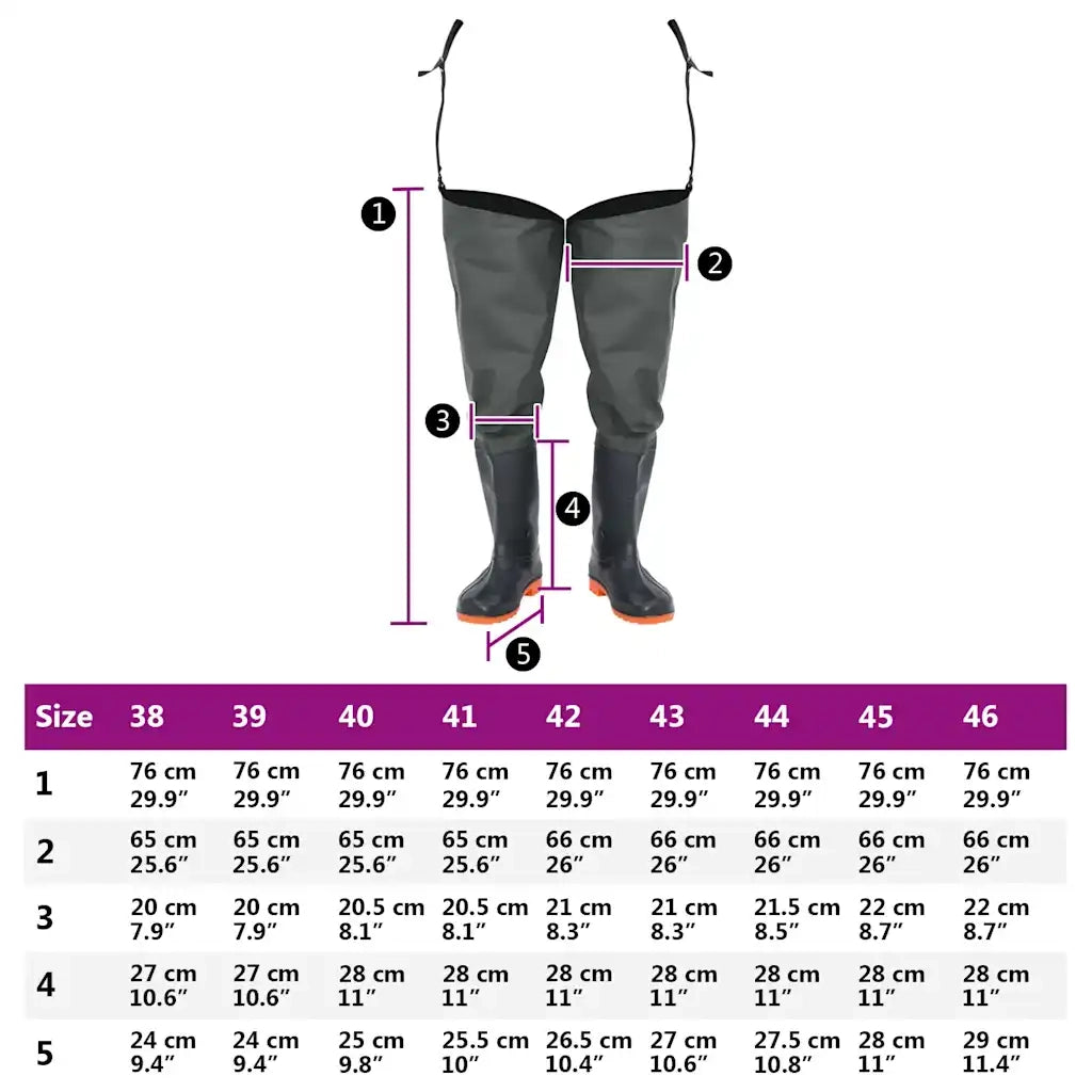 Waders Verde Scuro Misura 41 4017029