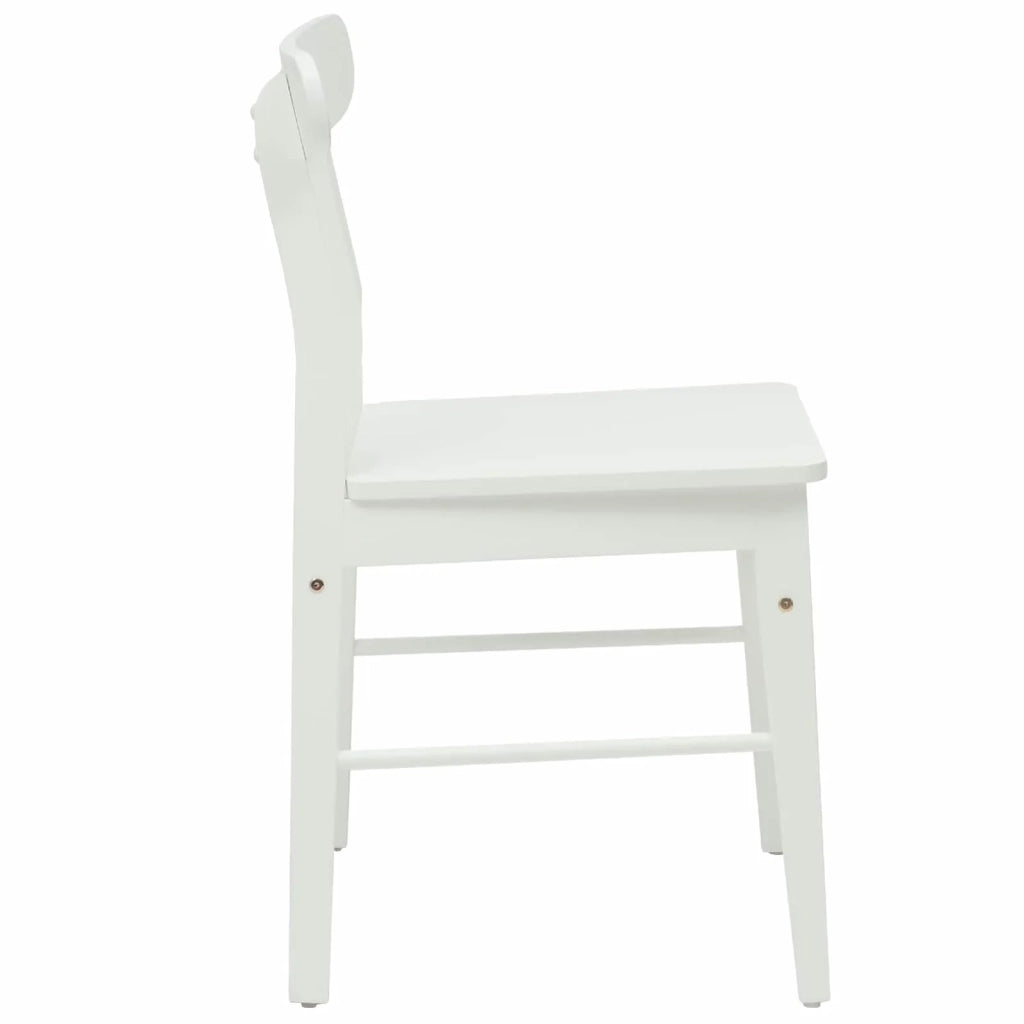 Sedia da pranzo 2 pcs Bianco 43 x 44,5 x 77 cm 42020489