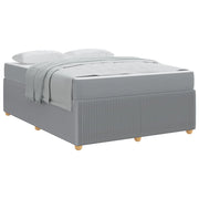 Letto matrimoniale | Letto per adulti | Struttura del letto Grigio chiaro 160 x 200 cm Tessuto