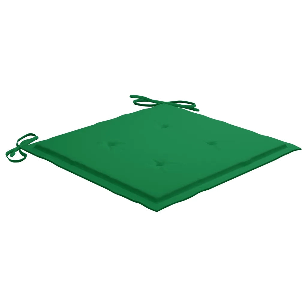 Set da Pranzo da Giardino 5 pz Pieghevole con Cuscini in Bambù 3063965