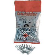 RIVETTO A STRAPPO ALLUMINIO FRIULSIDER - MM 4,0X20 CF=PZ 100- 10 confezioni