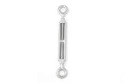 Tenditore Zincato Due Occhielli Diametro 6 Mm Set 5 Pezzi - Masidef