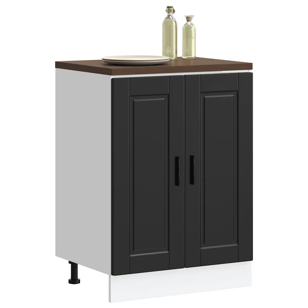 Base da Cucina-Mobile Base da Cucina Porto Nero in Legno Multistrato 460846