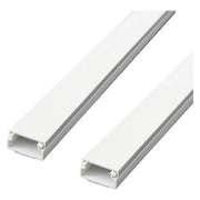 CANALINA PASSACAVI ADESIVA mm 20 x 10 - pack 2 barre da 1 mt. - 60775  - ELECTRALINE
