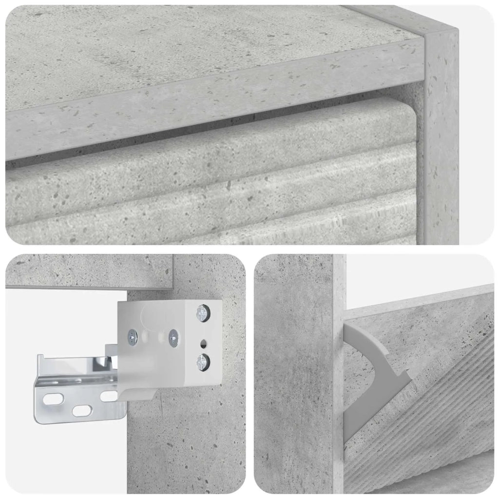Mobiletto per Scarpe da Muro HAARLEM 71 x 17 x 86 cm 896858