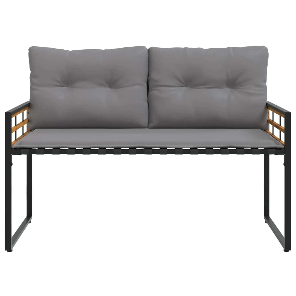 Panchetta in Legno a Strati Grigio chiaro 114 x 55 x 77 cm