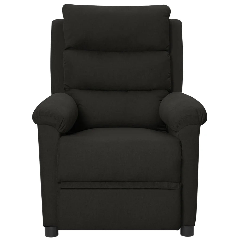 Poltrona Massaggiante Elettrica Nera in Tessuto 3098977