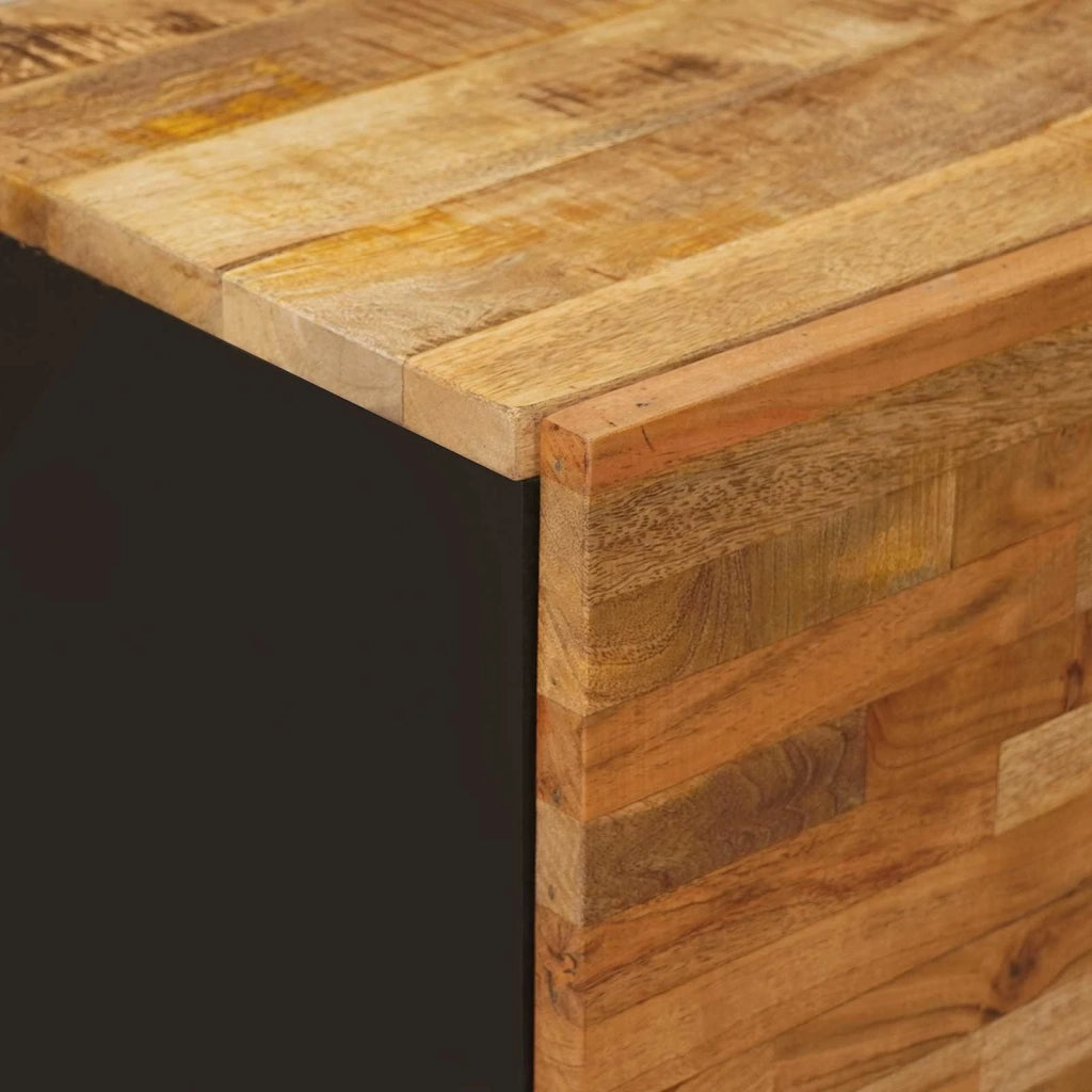 Mobile laterale | Tavolo laterale | Tavolino Marrone 40 x 33 x 75 cm Legno di mango massello