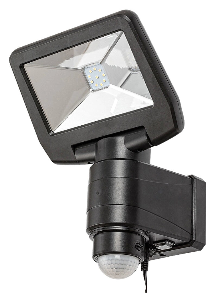 Faretto solare LED 5W con sensore Dojran nero Rabalux