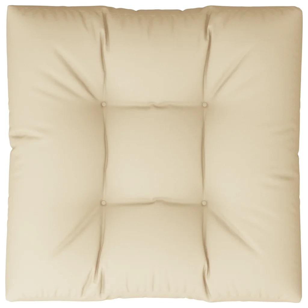 Cuscino per Pallet Beige 70x70x12 cm 360472