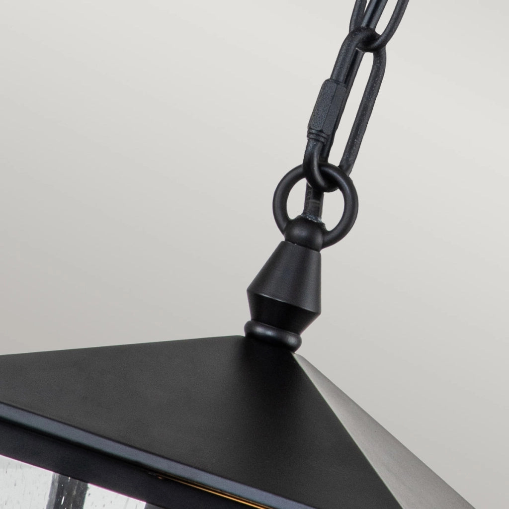 Lampada sospesa esterna nera E27 60W Huntersfield Hinkley
