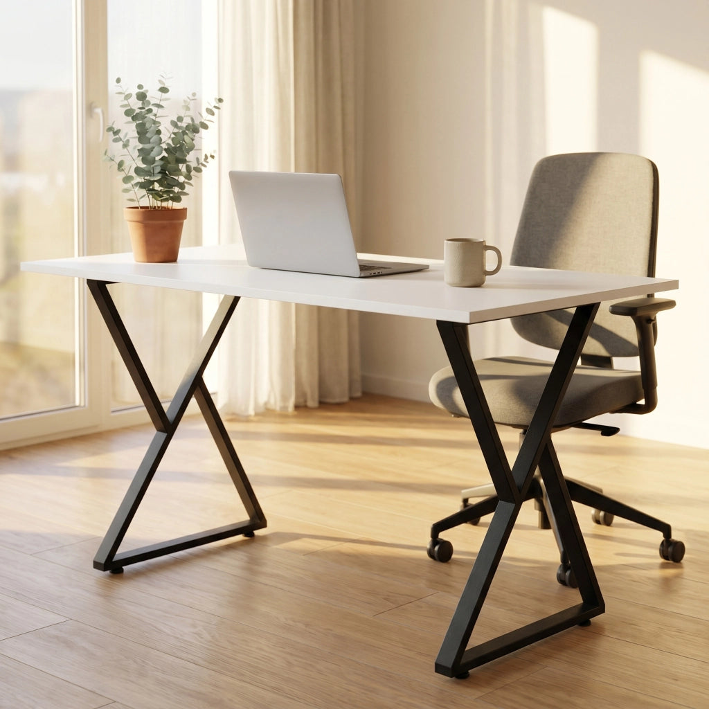 Tavolo ¨C Minimal ¨C Nero Acciaio 60x72