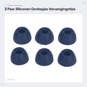 3 Paia di Tappi per Orecchie in Silicone per Riparare i Caschi dei Telefoni Infrarossi