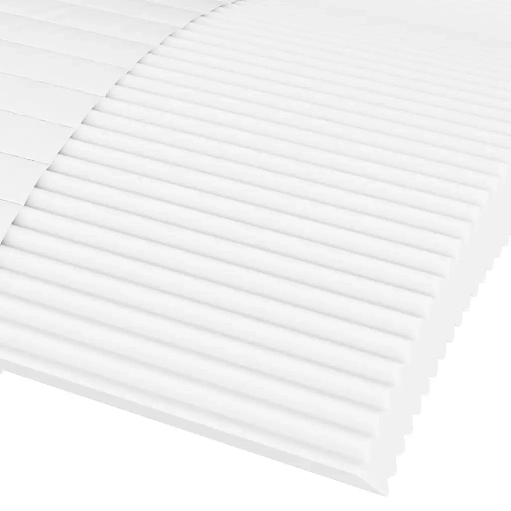 Materasso in Schiuma Bianco 200x220cm Durezza H2 H3 4016645