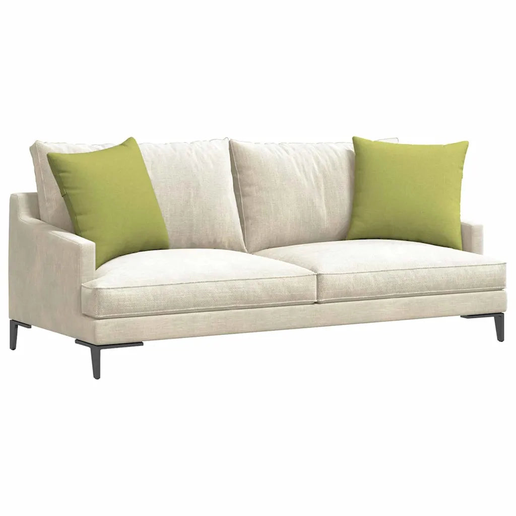 Cuscini da Divano 2 pcs Verde chiaro 50 x 50 cm Tessuto 42013964