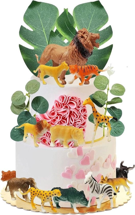 Decorazioni per Torta a forma di Animale 3D - Decorazioni per Cupcake per Bambini Ragazzo Ragazza - Festa Compleanno Regali per Festa - Decorazioni per Cupcake.