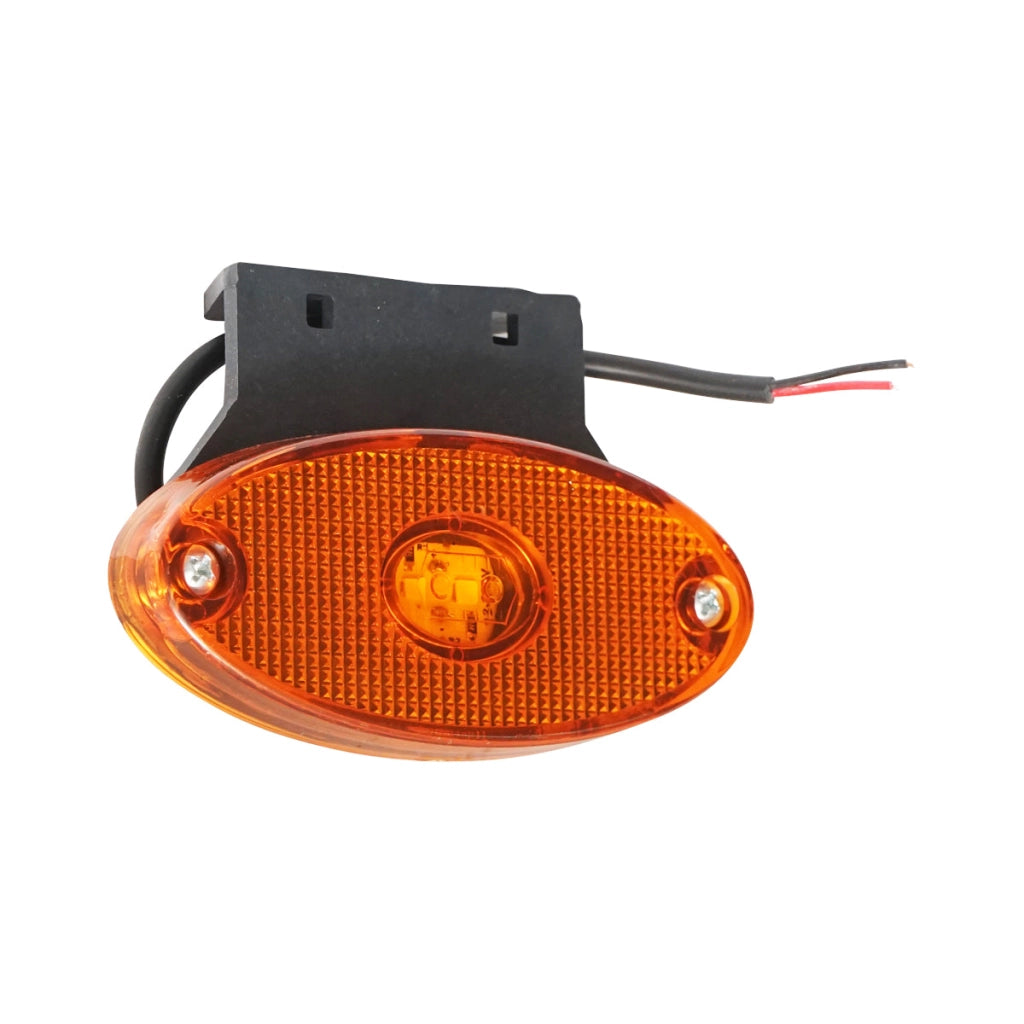 Lampada laterale con LED, 12-24V, gialla, Breckner Germany