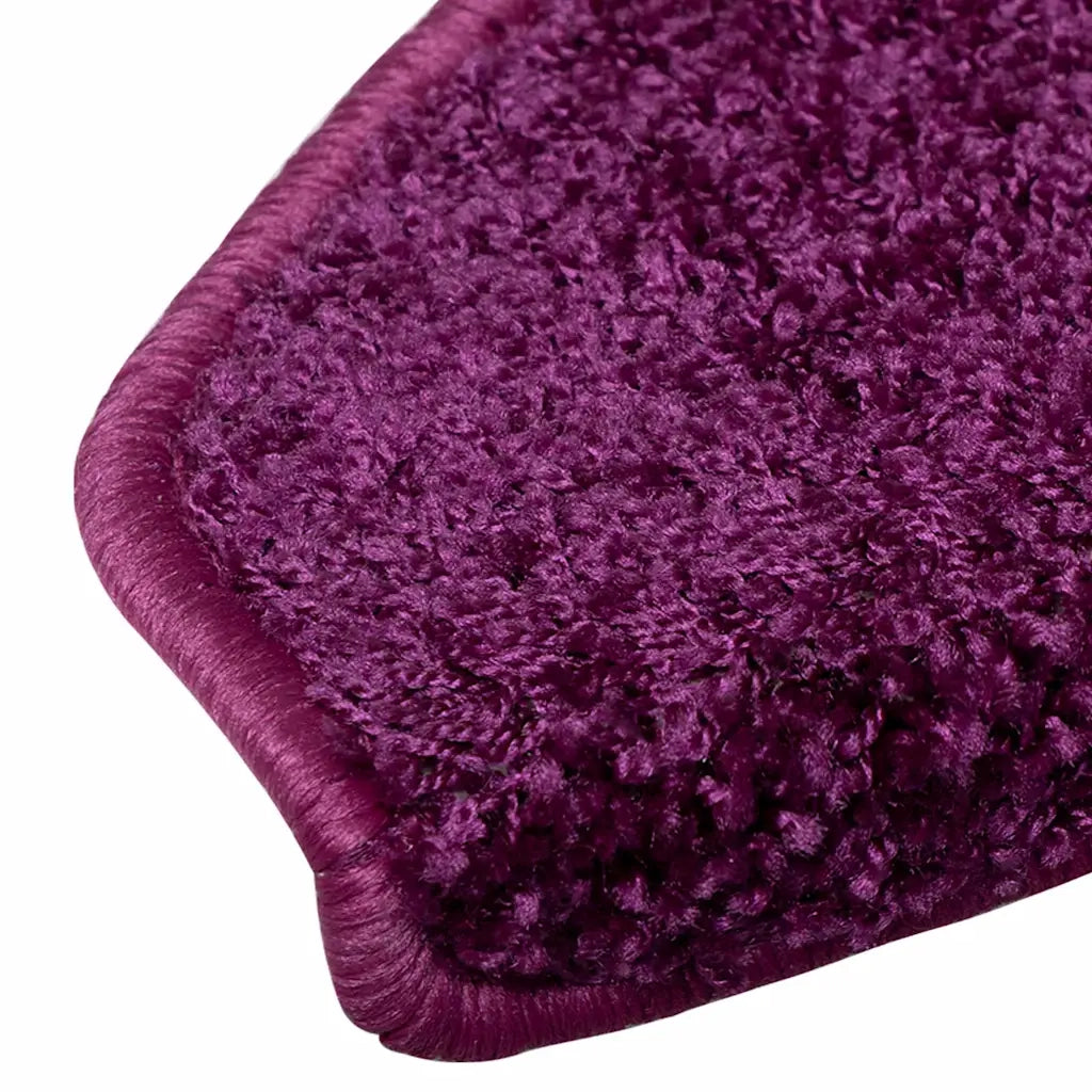 Tappetini per scale 15 pz | Gradini per Scale 65x21x4 cm Viola Semicircolari Grandi