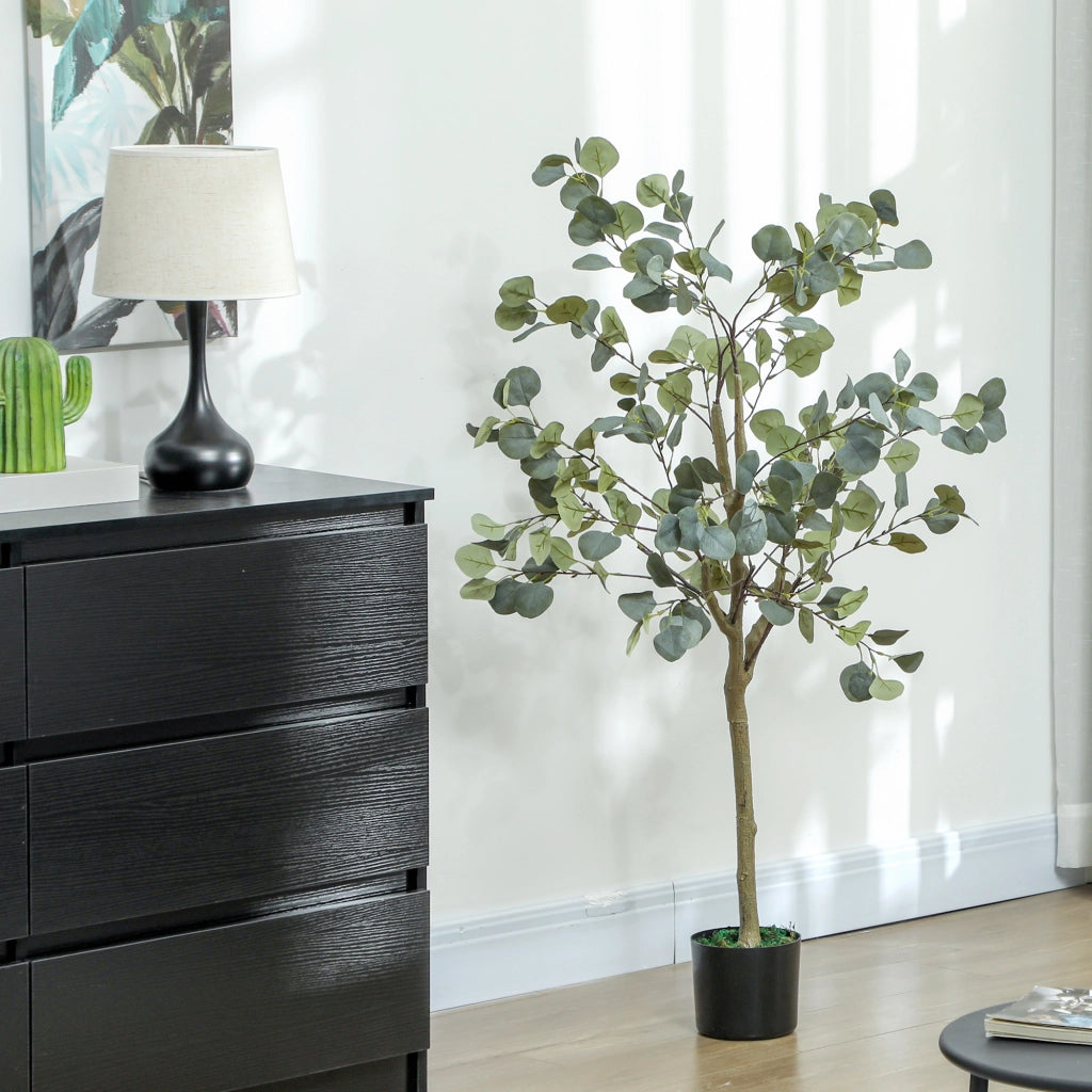 Pianta Artificiale Eucalipto ¨C Minimal ¨C Verde, Sintetico, 120 cm