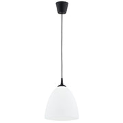 Lampada sospensione minimal bianco/nero E27 15W LERA Alfa