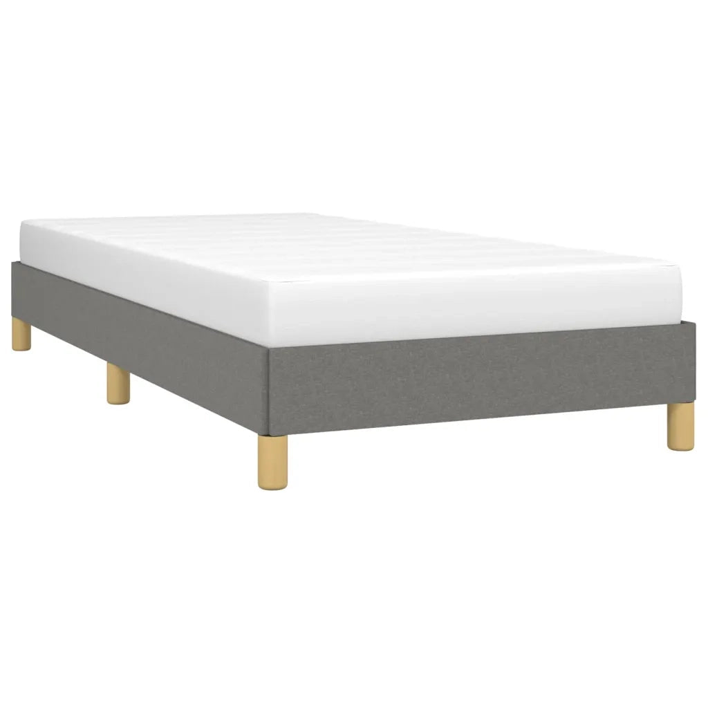 Giroletto senza Materasso Grigio Scuro 90x190 cm Tessuto 346779