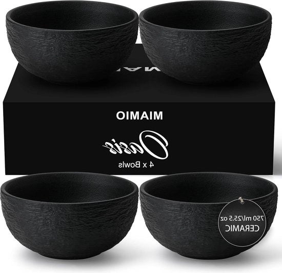 Set di 4 Piatti in Ceramica per Microonde - Collezione Oasis