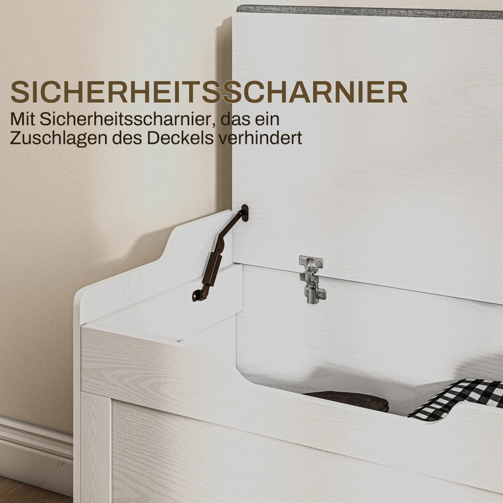 Poltrona con vano contenitore ¨C zephmum ¨C bianco