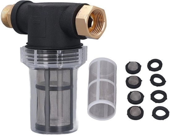 Filtro acqua per tubi da giardino - filtro acqua inline - adatto per diverse applicazioni