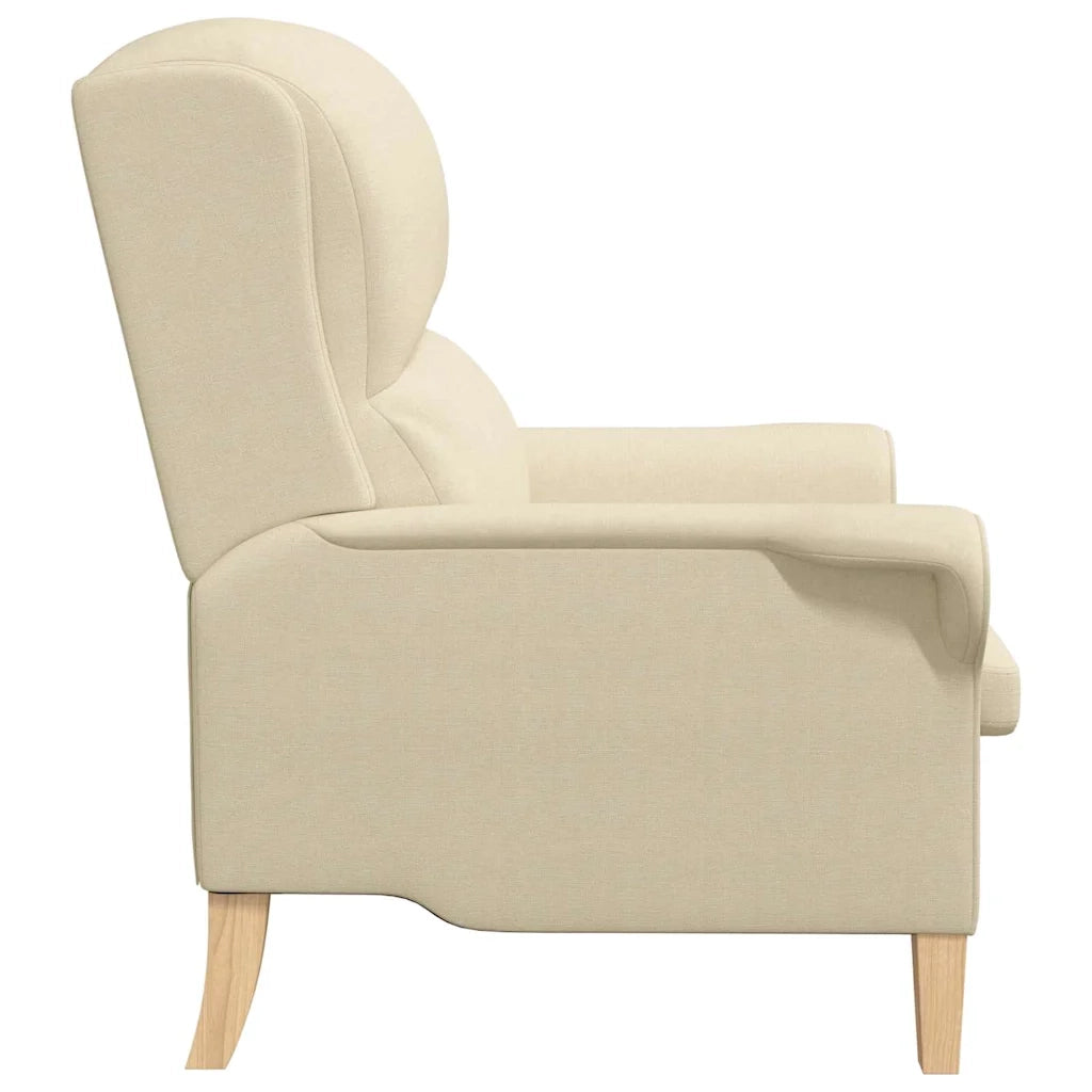 Poltrona | Sedia Relax Crema Tessuto