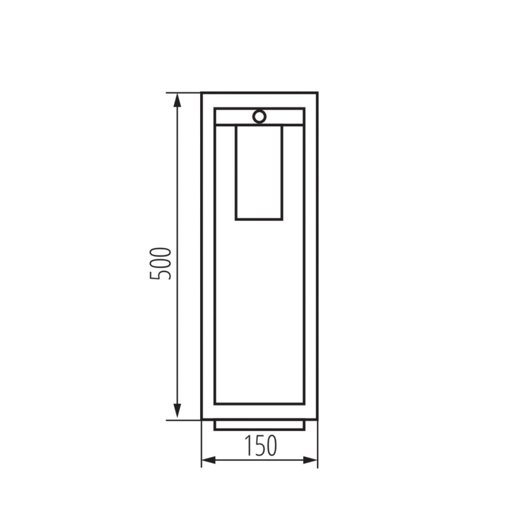 Lampada da giardino VIMO 15W con sensore E27 IP44 Kanlux