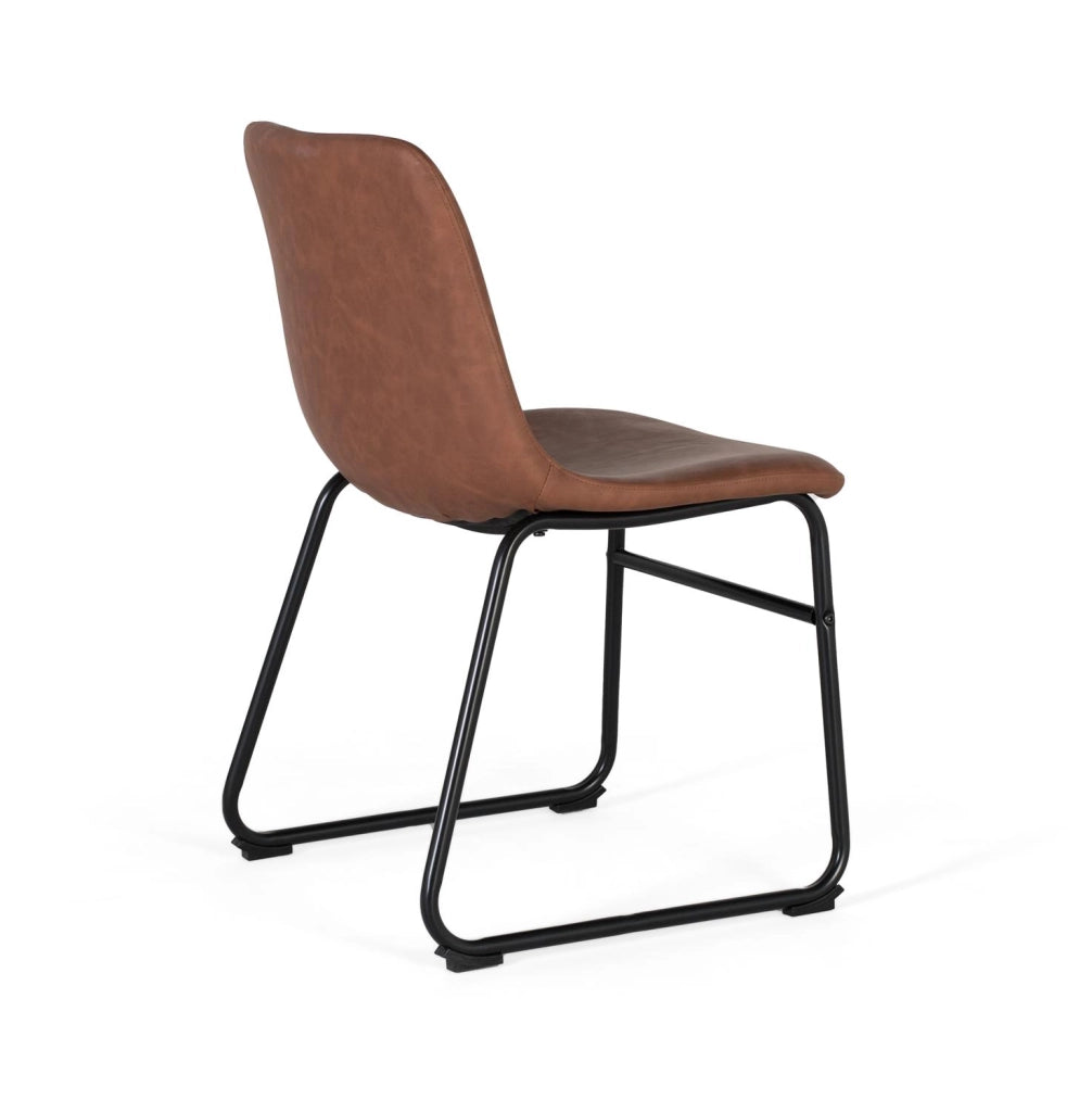 Set di quattro sedie imbottite e rivestite