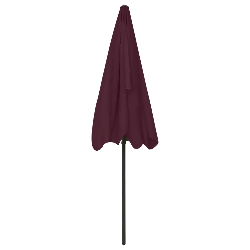 Ombrellone da Spiaggia-Ombrellone da mare Rosso Bord¨° 200x125 cm