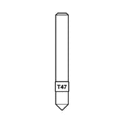 SILCA TASTATORE T47 (PUNZONATE) X MATRIX D740375ZB- 1,0 pz