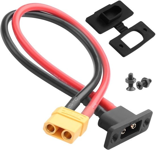 Connessione XT90E-M 24K Gold Plata - 30cm Cavo per Modellismo