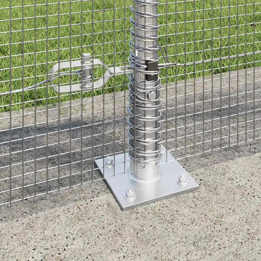 Palo della recinzione Argento