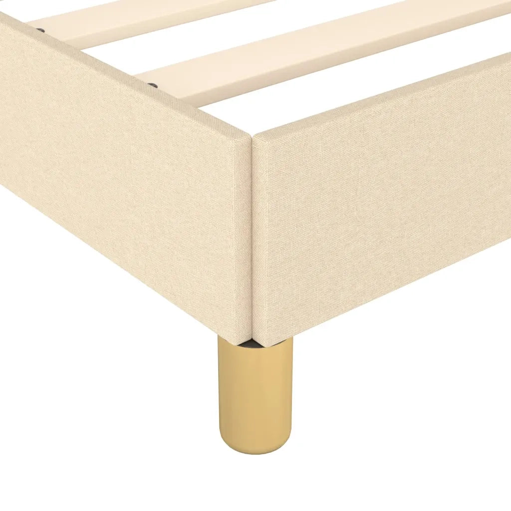 Giroletto senza Materasso Crema 200x200 cm in Tessuto 347194