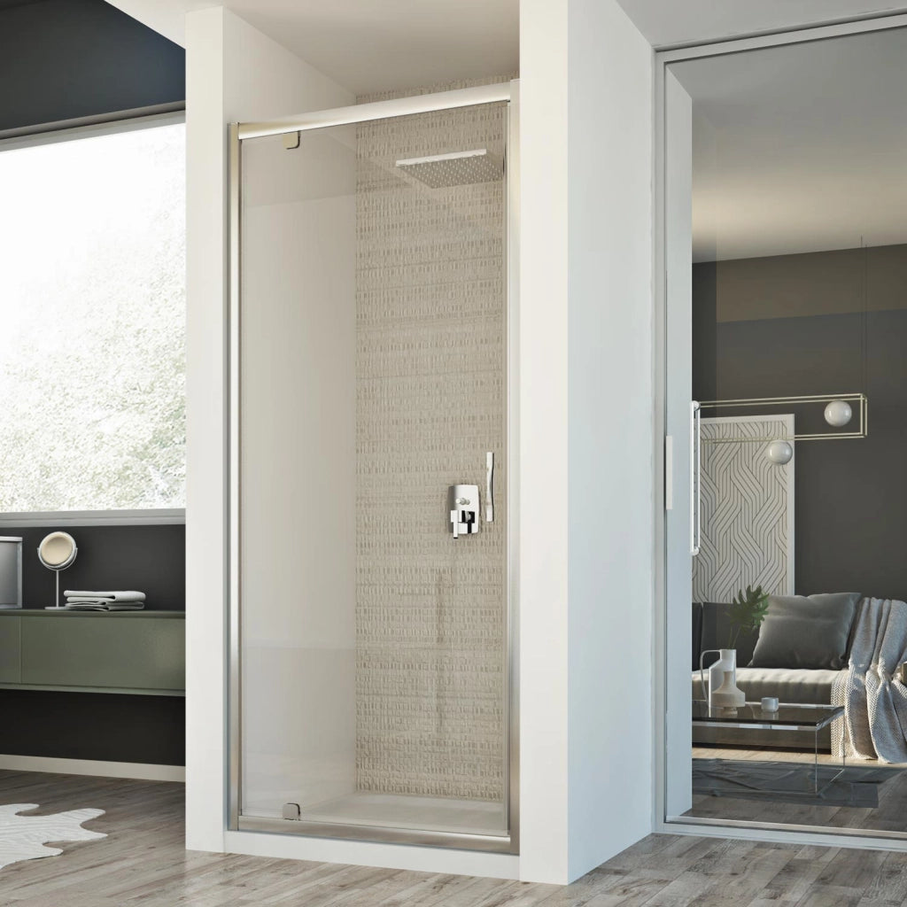 Porta Doccia 75CM H198 Trasparente mod. Cristal 1 Anta