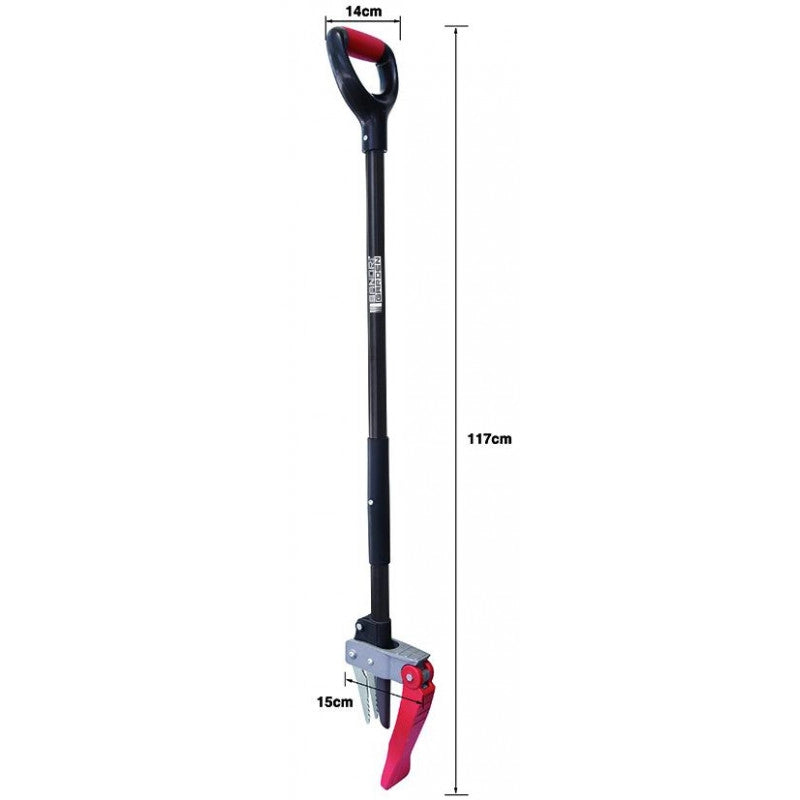 Estirpatore Sandrigarden, sg-es10 inox 2 punte, 117 cm