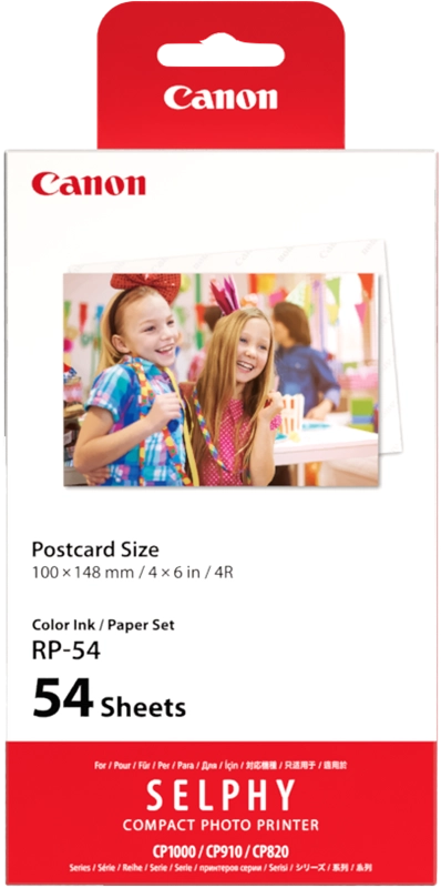 ORIGINAL Canon Value Pack differenti colori RP-54 8567B001 ~54 Seiten